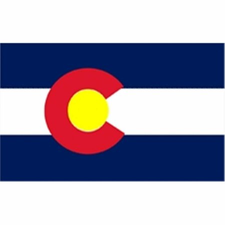 SS COLLECTIBLES 2 ft. X 3 ft. Nyl-Glo Colorado Flag - Colorado - 2 ft. X 3 ft. SS2754597